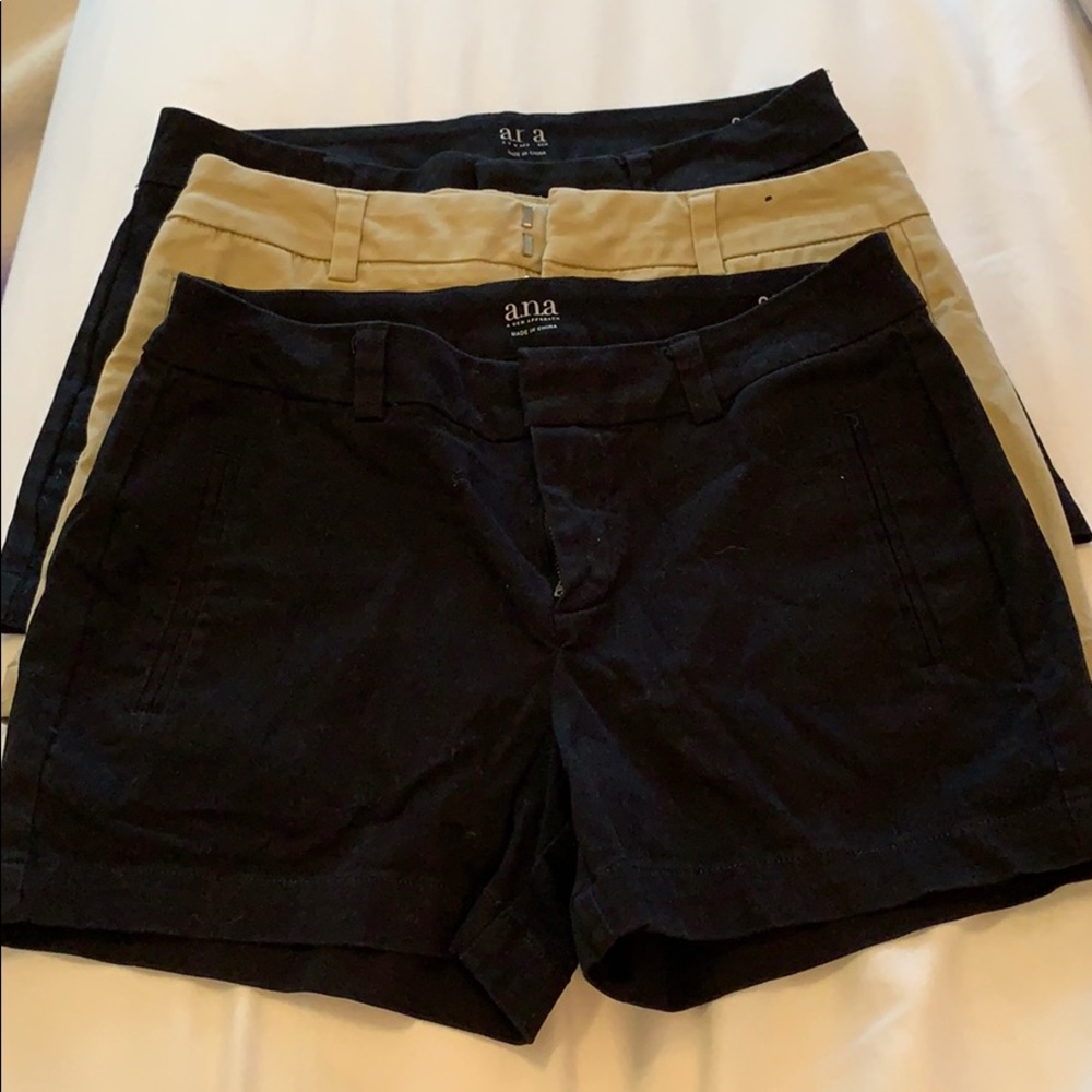a.n.a. uniform twill shorts